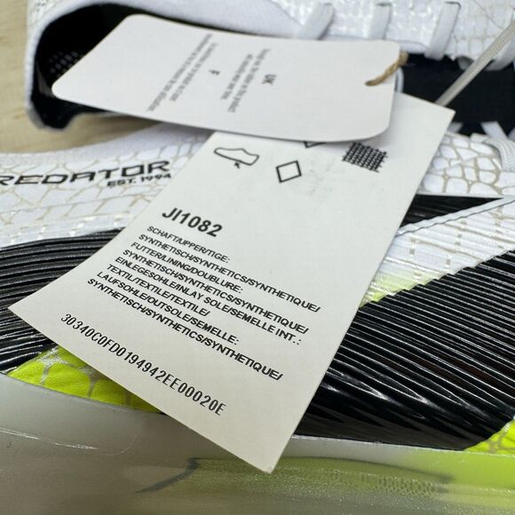 NEW Adidas Predator Elite FG Soccer Cleats Radiant Blaze Pack Lemon JI1082 Sz 9